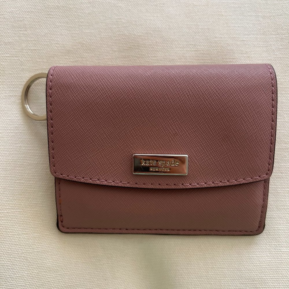 Kate Spade Small Wallet with Keyring - Pink